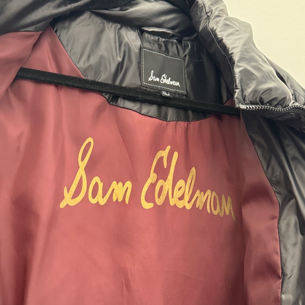 EUC Sam Edelman Black Puffer Jacket - Picture 6 of 8